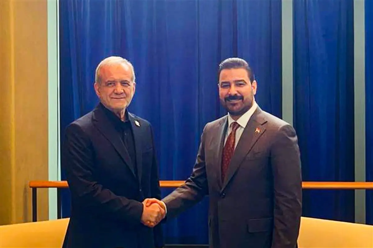 دیدار مسعود پزشکیان با نخست وزیر جوان عراق