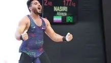 نصیری قهرمان جهان شد 