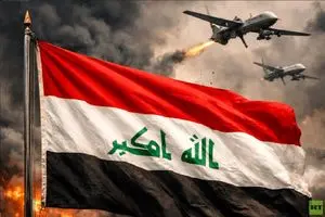 حمله راکتی به پایگاه هوایی عراق