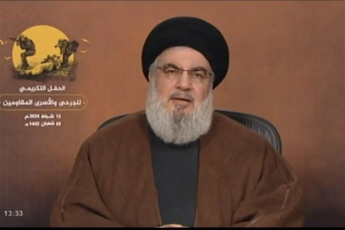 السید نصر الله : ما یعیشه محور المقاومة من مواقع قوة هو ببرکة الثورة الاسلامیة فی ایران