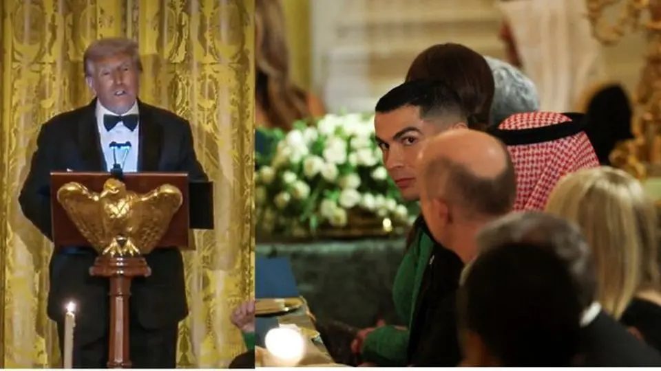 رونالدو به کاخ سفید رفت  / واکنش ترامپ 