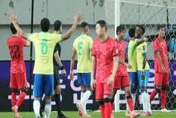 برزیل کره جنوبی را گلباران کرد