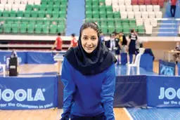 غافلگیری دختر تنیس