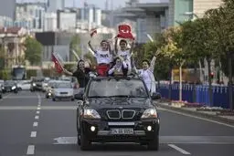 جشن ده‌ها هزار نفری هواداران اردوغان در آنکارا / ویدئو

