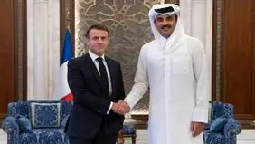 ایران؛ محور گفت‌وگوی تلفنی امیر قطر و مکرون