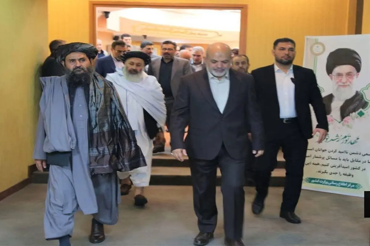 دیدار مقام ارشد اقتصادی طالبان با وزیر کشور 