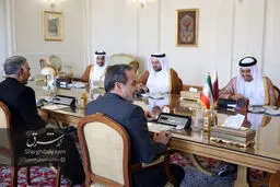 دیدار نخست‌وزیر و وزیر خارجه قطر با وزیر امور خارجه
