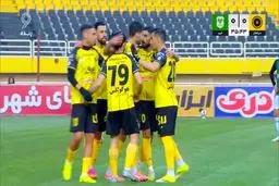 گل اول سپاهان به خیبر را ببینید + ویدیو