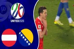 خلاصه بازی اتریش مقابل بوسنی را ببینید + ویدئو