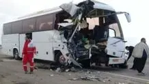 واژگونی اتوبوس تهران- کوهدشت با 2 کشته و 57 مصدوم