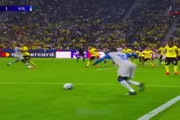 گل دوم ویارئال به دورتموند+ ویدئو