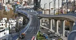 انسداد تونل نیایش و پل صدر از ساعت ۲۴ امشب