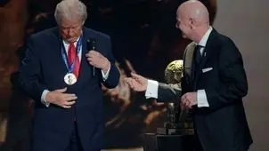 انتقادها به اهدای جایزه صلح فیفا  به ترامپ