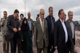 بازدید رئیس سازمان محیط زیست از دریاچه ارومیه + عکس