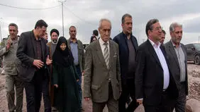 بازدید رئیس سازمان محیط زیست از دریاچه ارومیه + عکس