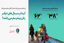 زن‌ها کمتر سفر می‌کنند!