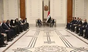 قالیباف با رئیس مجلس و رئیس‌جمهور عراق دیدار کرد