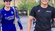 تمرین قهرمان ژاپنی کشتی زنان جهان در کمپ تیم های ملی ایران

