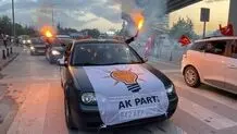 جشن هواداران اردوغان برای پیروزی در انتخابات ریاست جمهوری 

