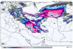 پیش بینی هوای کشور/ ورود سامانه بارشی جدید به کشور و صدور هشدار قرمز هواشناسی