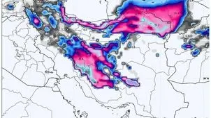 پیش بینی هوای کشور/ ورود سامانه بارشی جدید به کشور و صدور هشدار قرمز هواشناسی