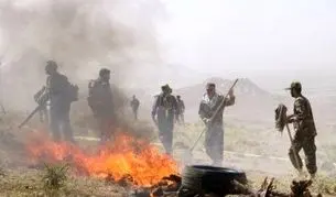 جنگل ابر در شاهرود درگیر آتش 
