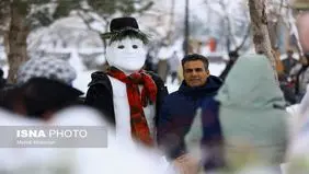 جشنواره آدم برفی ها در همدان+ عکس