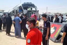 تصادف مینی‌بوس حامل زائران ایرانی و مصدومیت ۱۶ نفر

