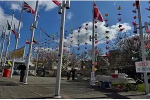 یاد دختران میناب در میدان جرج مارشال