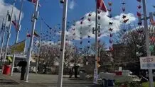 یاد دختران میناب در میدان جرج مارشال