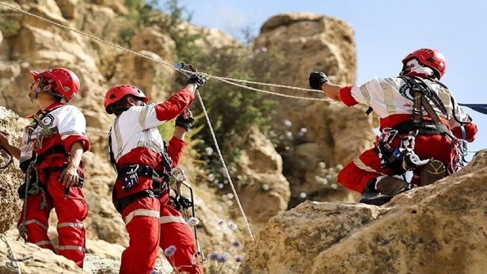 نجات ۴کوهنورد مصدوم در ارتفاعات قله سبلان