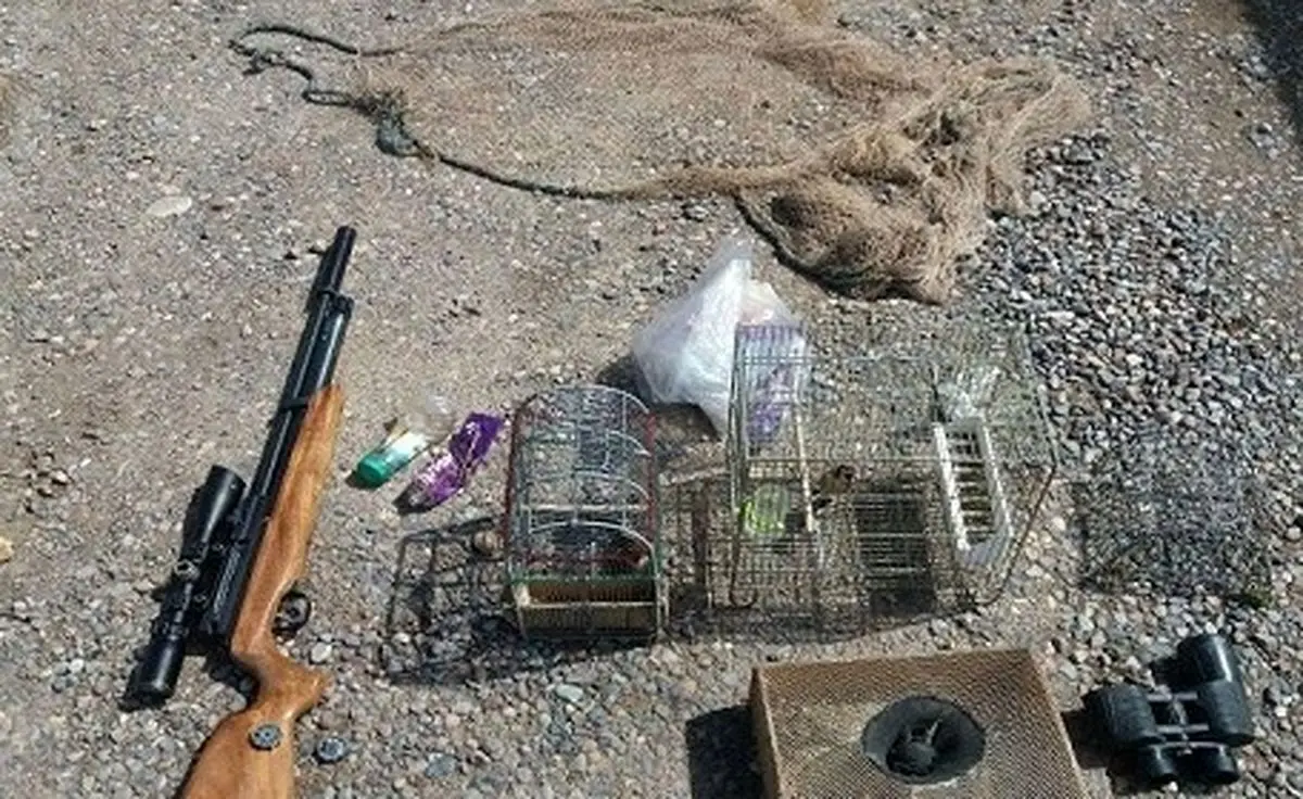 3 متخلف شکار را در هرمزگان دستگیر شدند