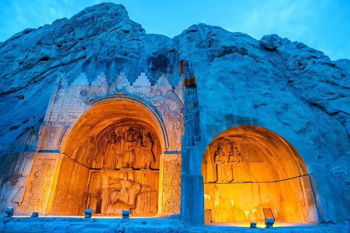اسراییل به نزدیکی طاق بستان حمله کرد