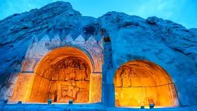 اسراییل به نزدیکی طاق بستان حمله کرد