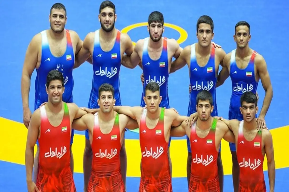 تیم ملی کشتی فرنگی جوانان ایران قهرمان جهان شد

