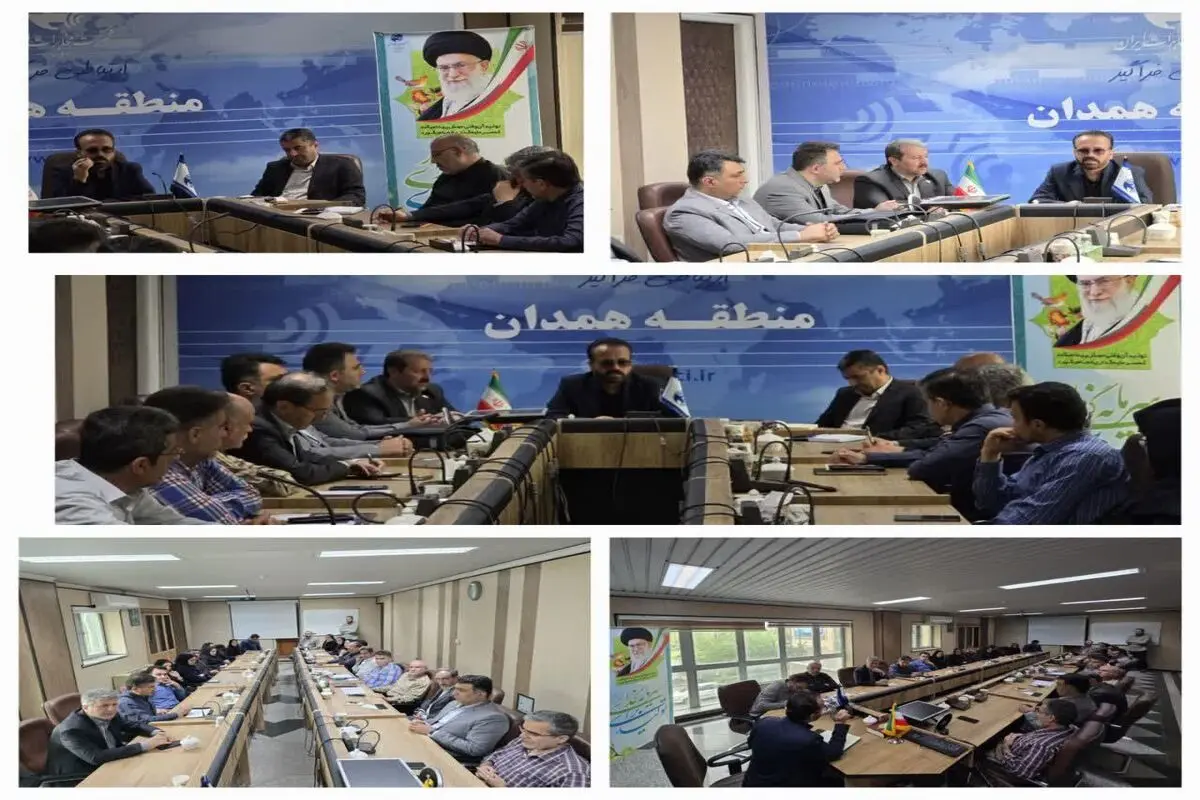 برگزاری جلسه هماهنگی توسعه FTTH در مخابرات منطقه همدان با حضور نمایندگان بازرسی مخابرات ایران