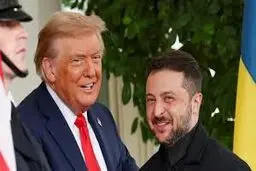 زلنسکی برای دیدار با ترامپ مربی داشت / ۱۱ بار تشکر در ۴ دقیقه