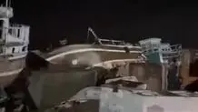 طوفان سهمگین در چابهار/ ۱۰ لنج ماهیگیری غرق شد