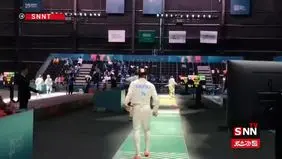 صعود دو شمشیرباز ایران به مرحله یک هشتم نهایی/ ۲ ایرانی رقیب هم شدند+ ویدیو