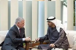 رئیس امارات و پادشاه اردن گفتگو کردند