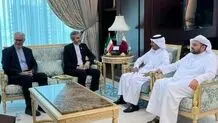 باقري کني یلتقی الامین العام لوزارة الخارجیة القطریة