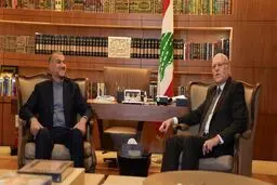دیدار حسین امیرعبداللهیان با نخست وزیر لبنان
