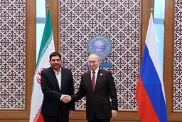 دیدار و گفتگوی امروز «ولادیمیر پوتین» و «محمد مخبر» درباره چه بود؟/ عکس