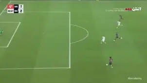 گل هفتم بارسلونا به سانتاندر+ ویدئو