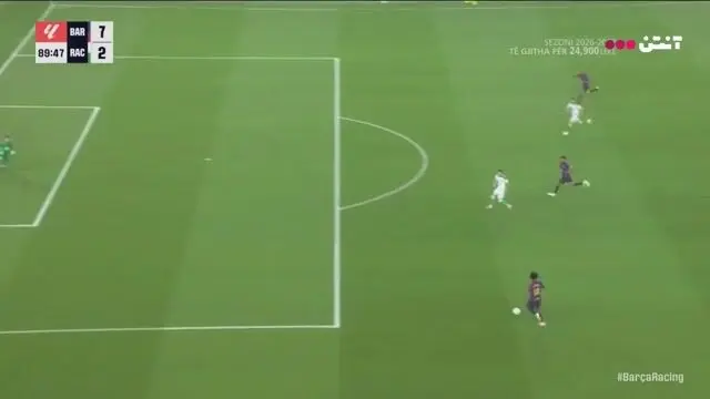 گل هفتم بارسلونا به سانتاندر+ ویدئو