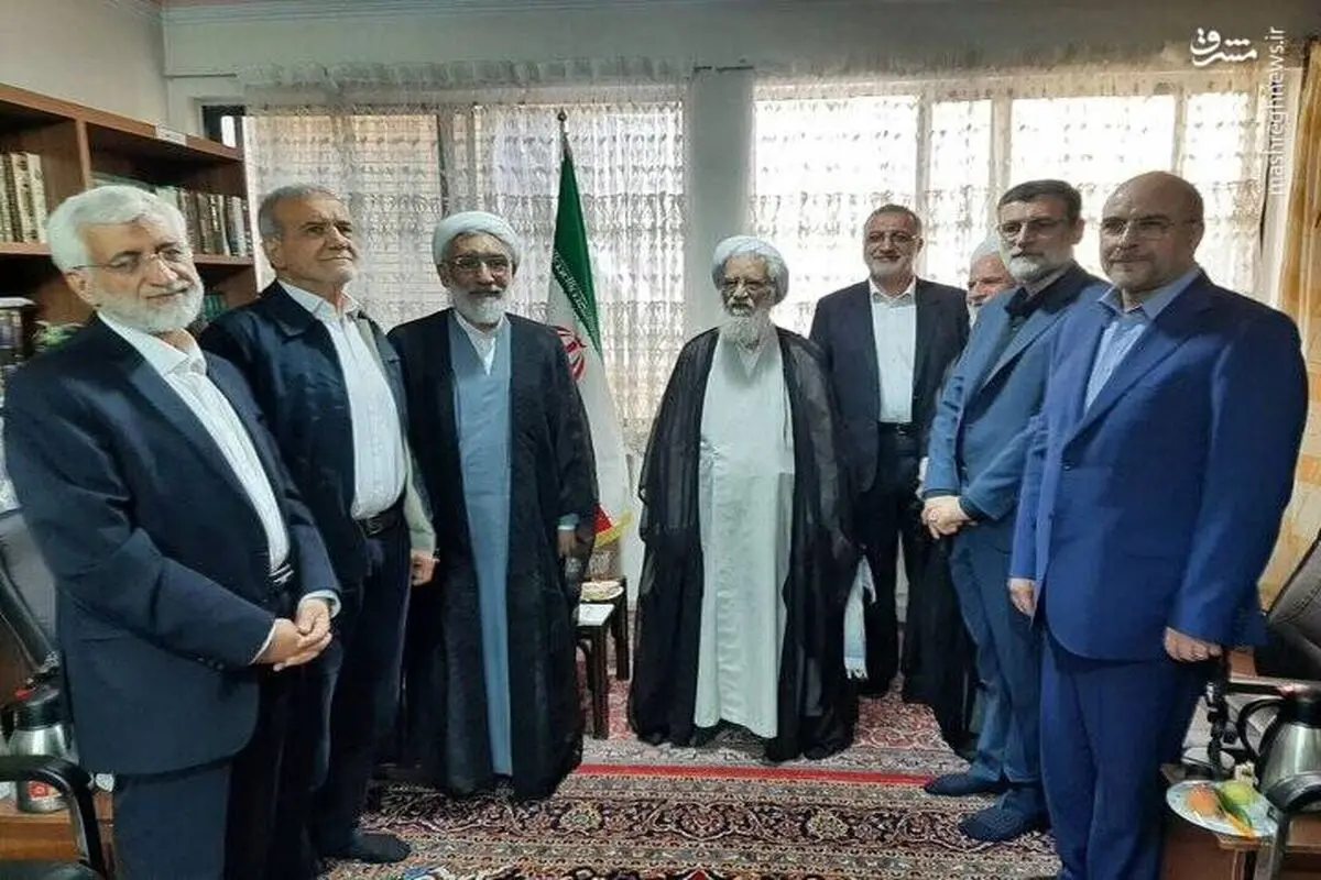 دیدار ۶ کاندیدای انتخابات ریاست جمهوری با رئیس مجلس خبرگان
