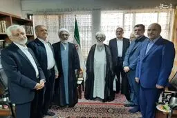 دیدار ۶ کاندیدای انتخابات ریاست جمهوری با رئیس مجلس خبرگان