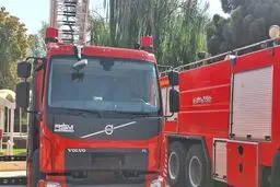 کارخانه برفاب شهرکرد طعمه آتش شد

