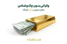 وام آنی بدون چک و ضامن؛ معرفی سرویس وام آنی ملی گلد