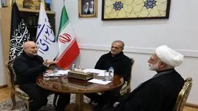 عکسی که ایرنا از سران قوا در بیت‌رهبری منتشر کرد 